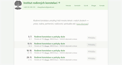Desktop Screenshot of familyconstellation.org